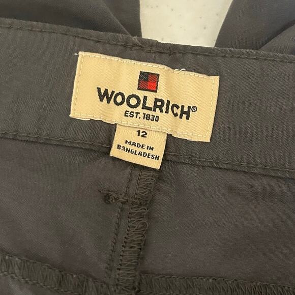 Woolrich Women Capri Cargo Pants 12 Smokey Gray Outdoor Hiking Lightweight NEW - Picture 2 of 10